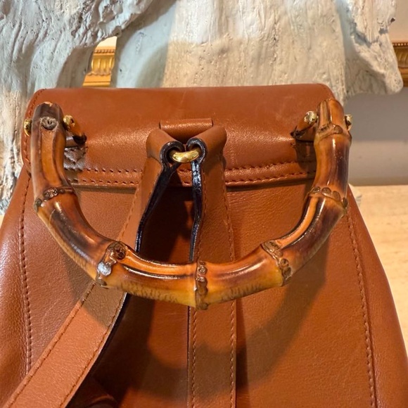 Gucci Bamboo Leather Backpack - Picture 10 of 15